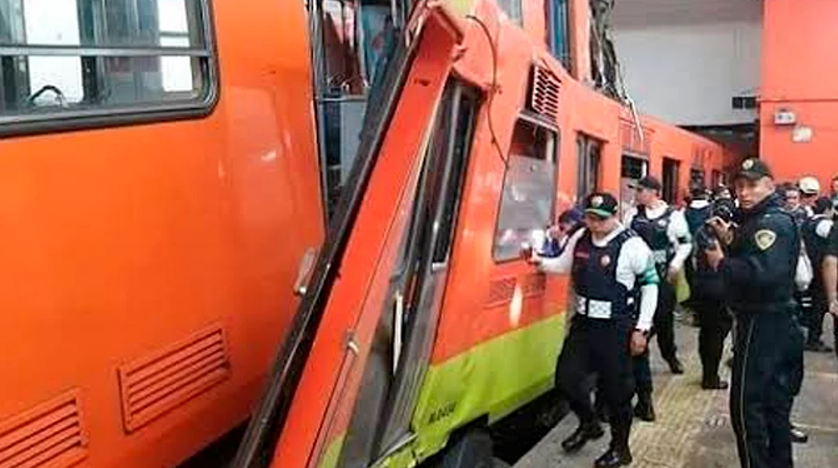 Una mujer, la víctima mortal del choque de trenes en la CDMX