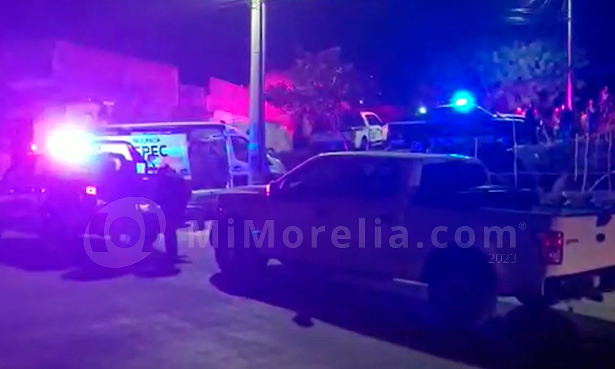Matan a balazos a un hombre al poniente de Morelia