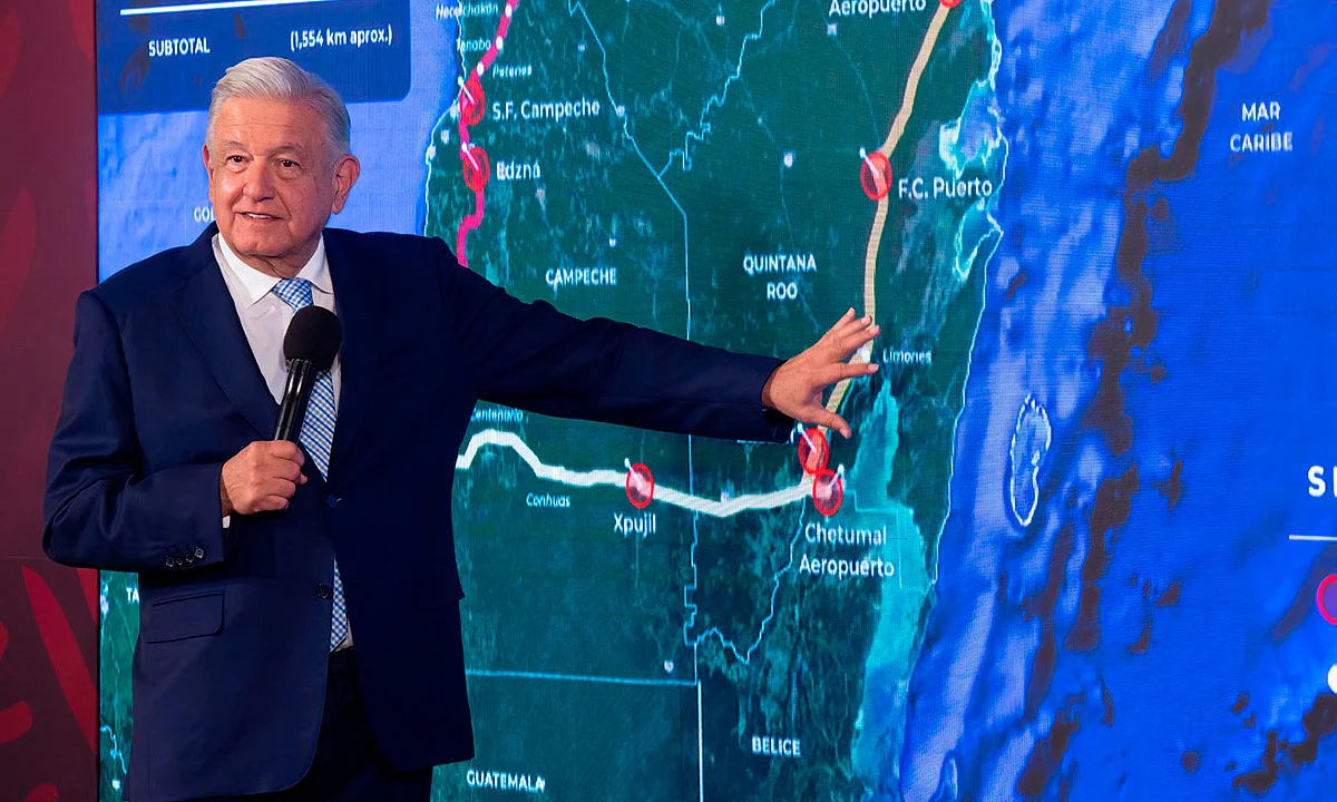 Utilidades del Tren Maya serán para pensiones del ISSSTE y de las Fuerzas Armadas: AMLO
