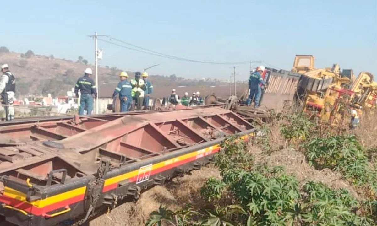 Morelia: atienden reporte por descarrilamiento de tren