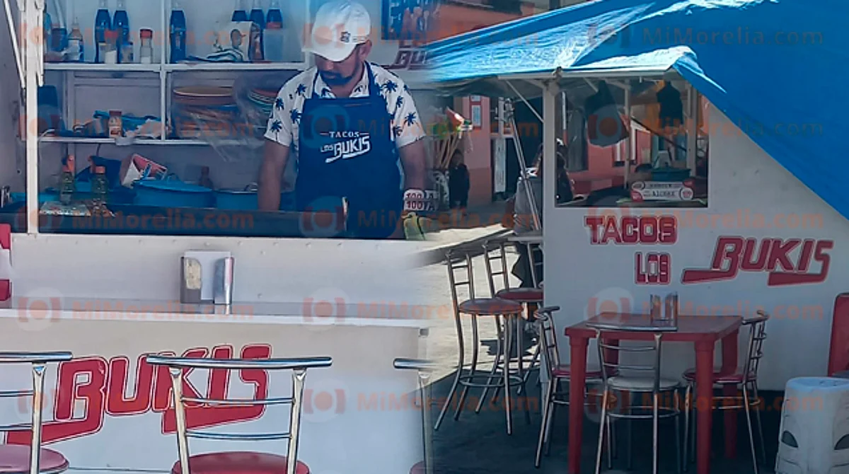 Puesto de tacos en Michoacán rinde honor a Los Bukis; "orden p/2 'La pareja ideal'"