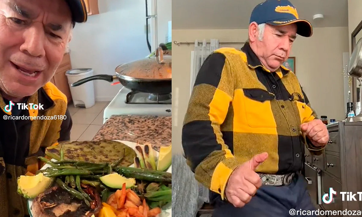 Abuelito michoacano la rompe en TikTok con sus videos