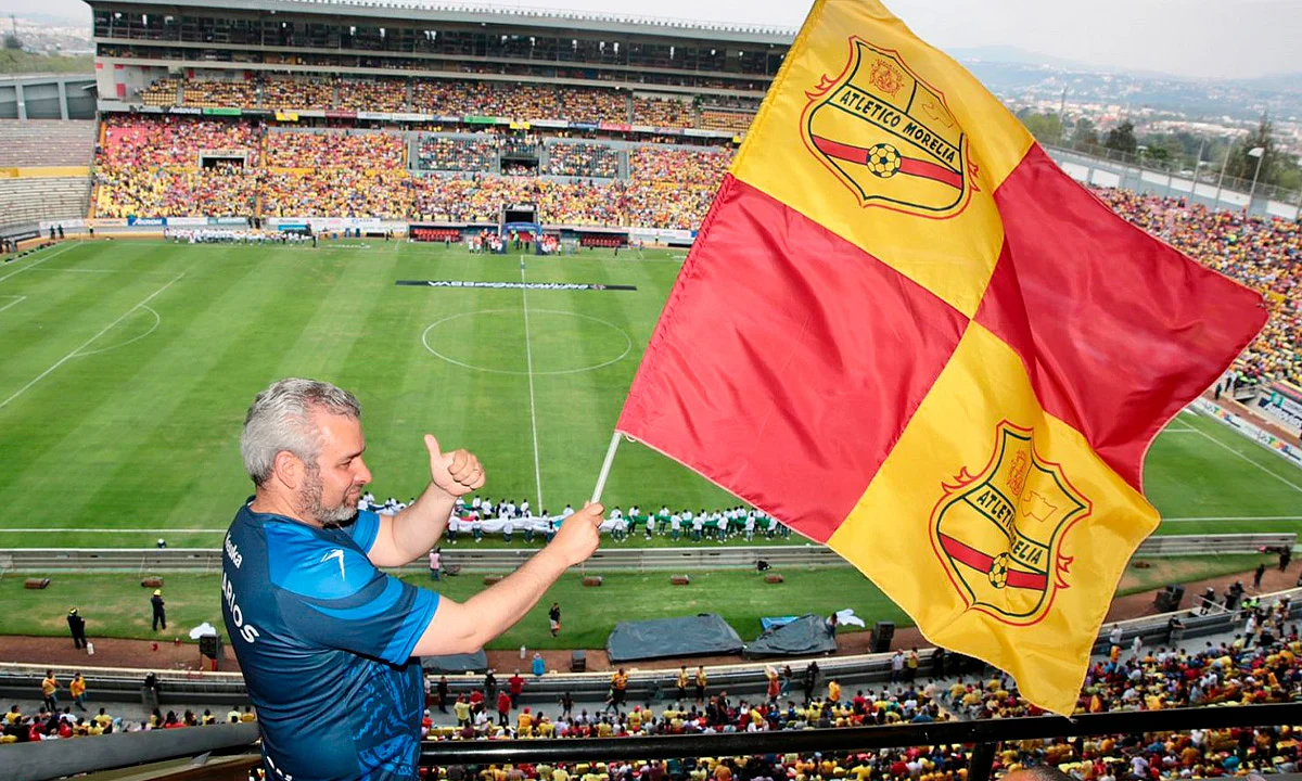 Renovará gobierno convenio con el Atlético Morelia, adelanta Bedolla