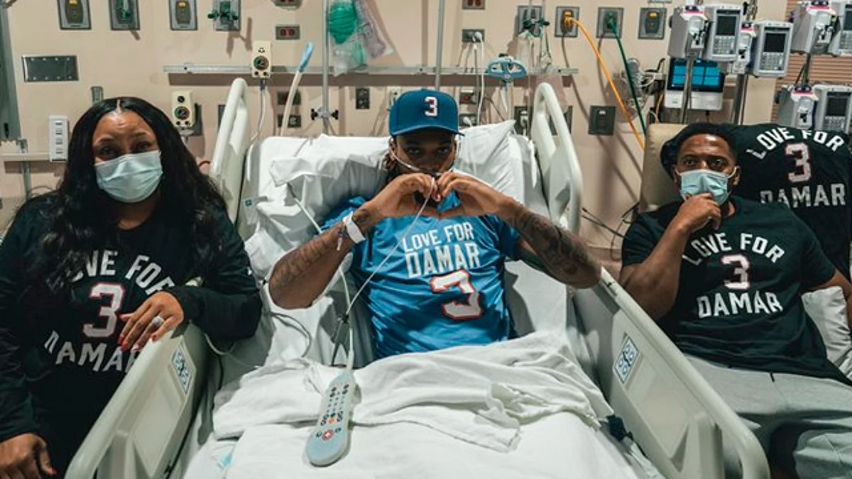 Dan de alta a Damar Hamlin; viaja a Buffalo para continuar su recuperación