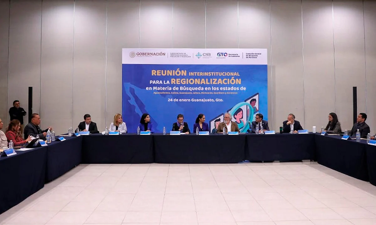 Realizan Primera Reunión Interinstitucional para Regionalización en materia de Búsqueda en 7 estados del país