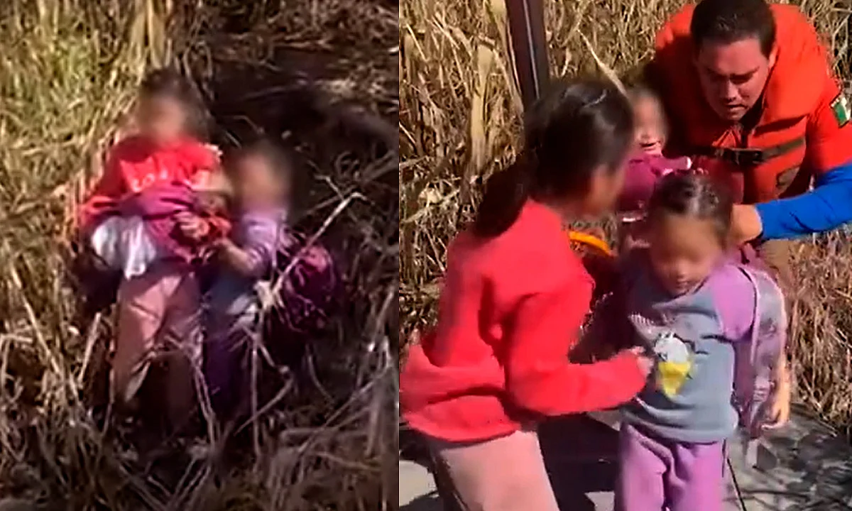 Rescatan a hermanitas que fueron arrastradas por el Río Bravo en Coahuila