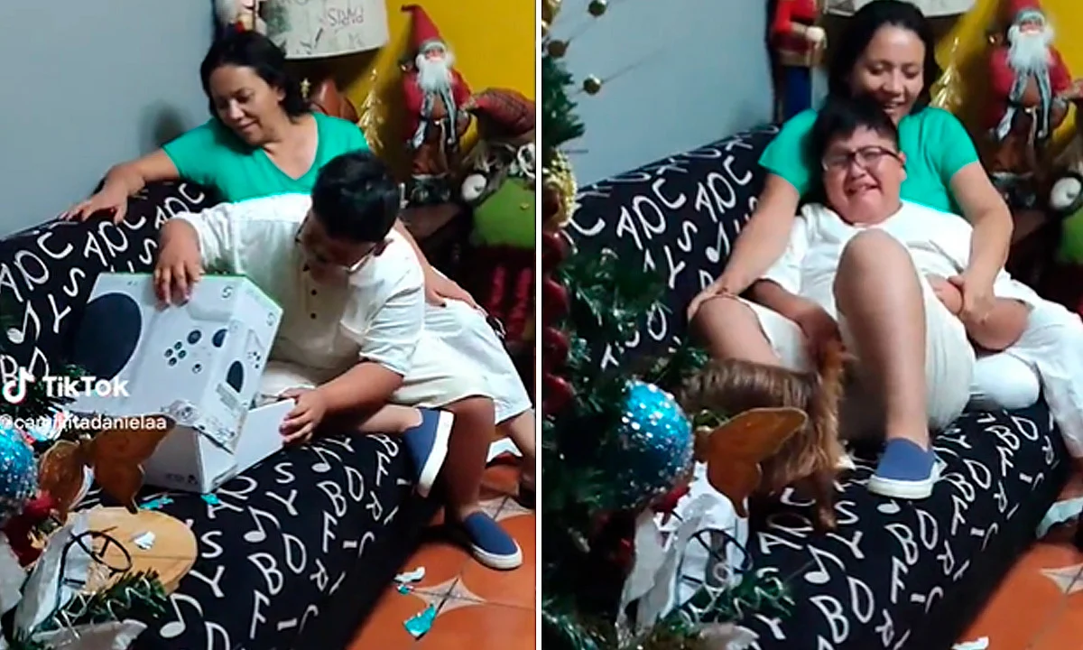 Niño se viraliza por berrinche luego de decepcionante regalo