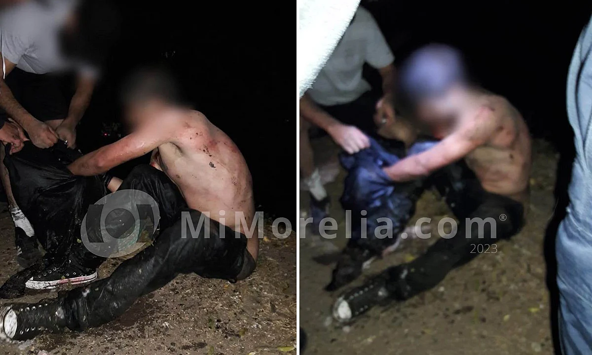 Vecinos de la Ventura Puente sorprenden a presunto ladrón y lo golpean