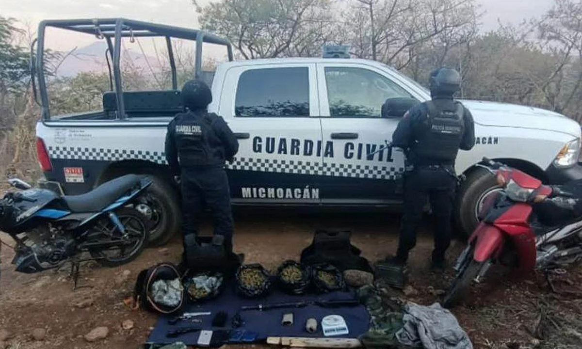 Asegura Guardia Civil campamento clandestino en Jacona