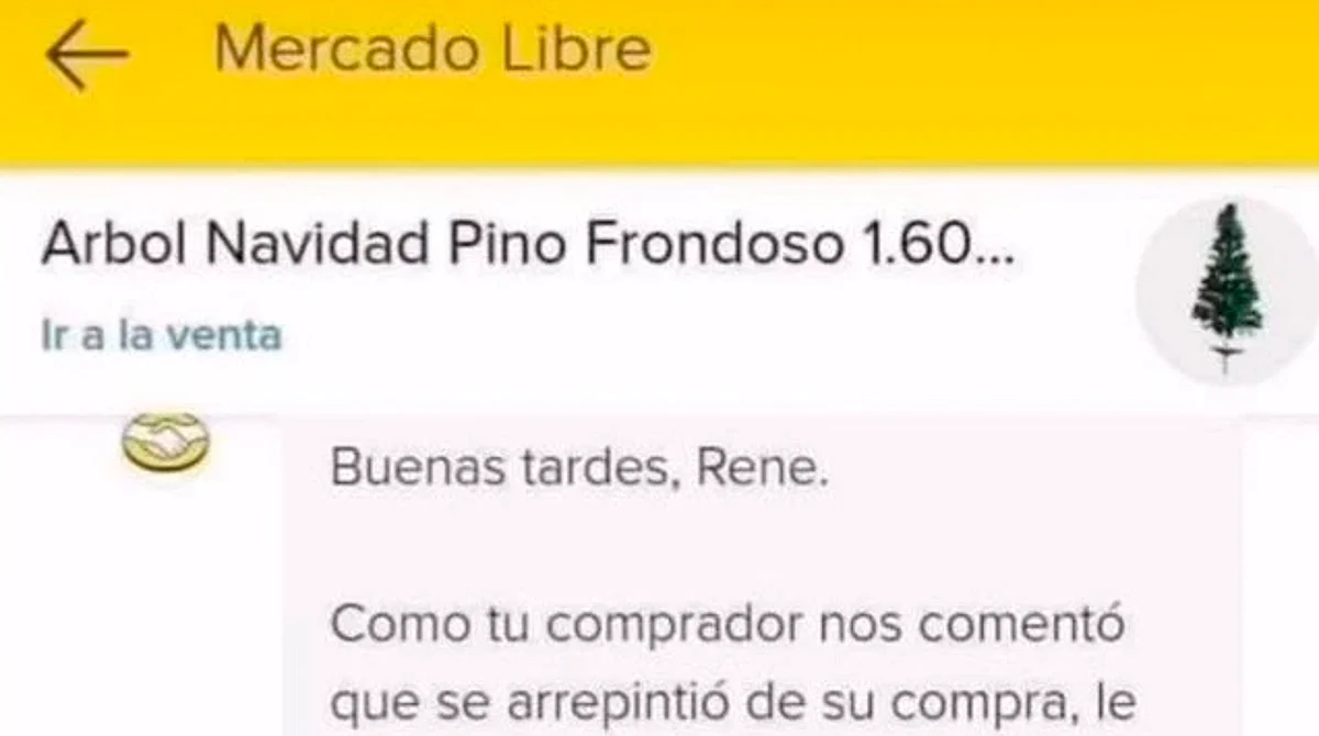 Compra pino de navidad en diciembre y lo devuelve en enero, en Monterrey