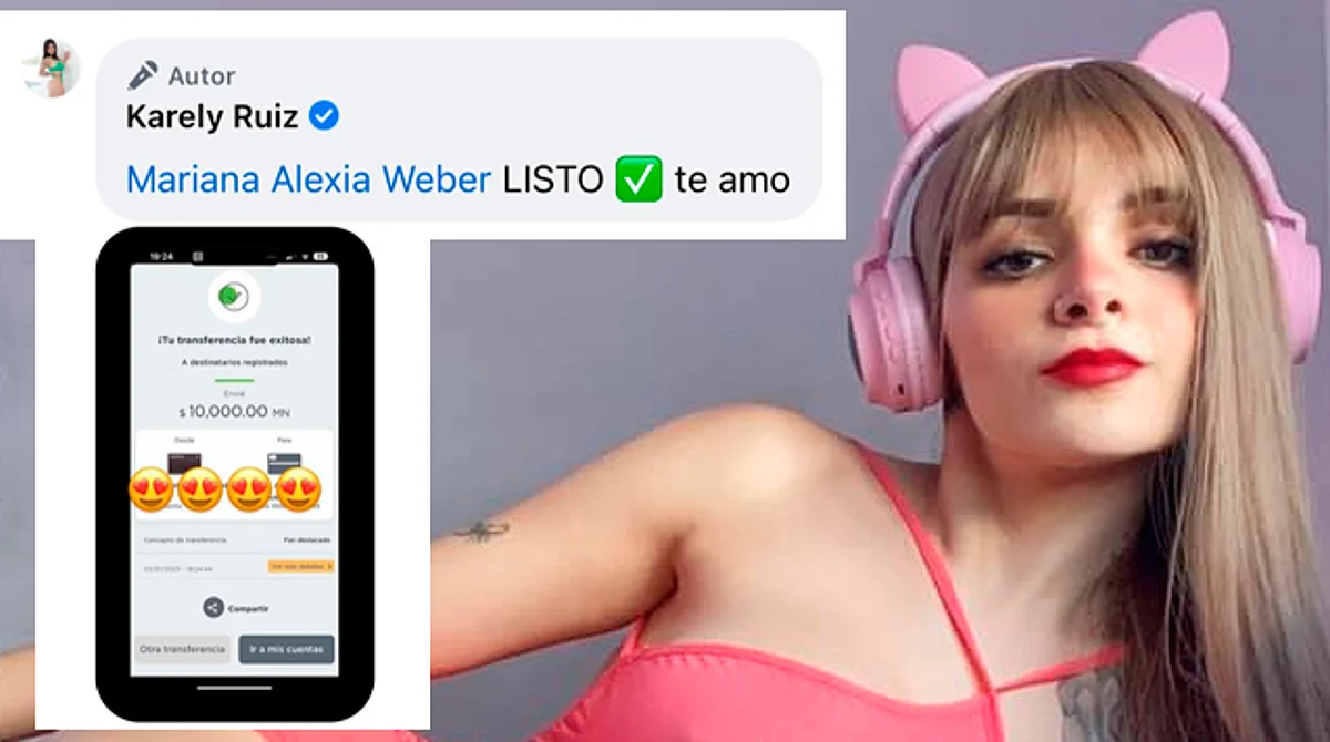 Karely Ruiz regala a seguidora dinero para su titulación