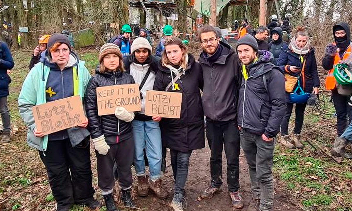 Detienen en Alemania a la activista Greta Thunberg, protesta contra mina de carbón
