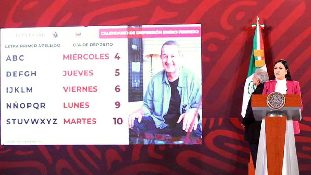 Del 4 al 10 de enero se realizará la dispersión de pagos, correspondiente al bimestre enero-febrero