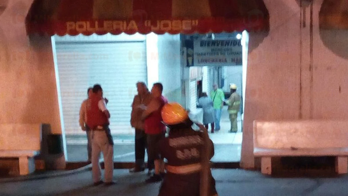 Ocurre fuga de gas en el Mercado de la Charanda, en Uruapan