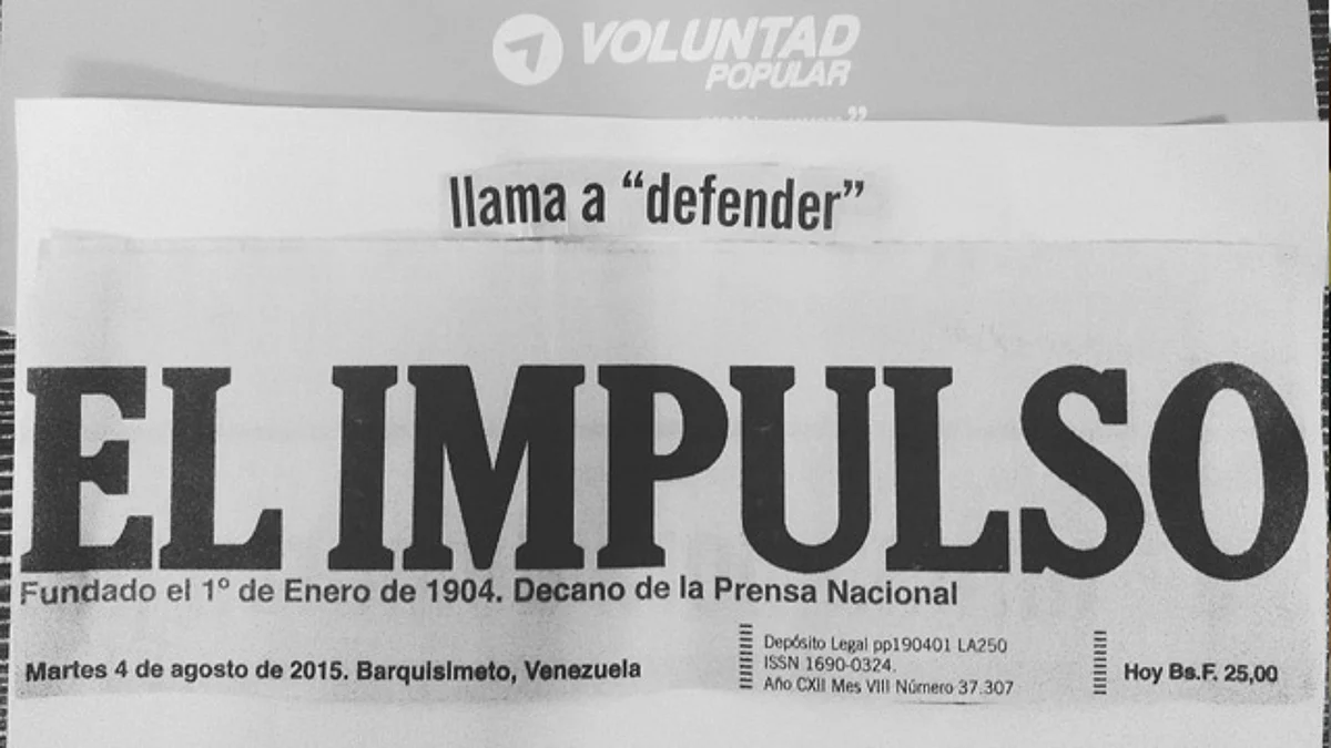 Regresa papel periódico a Venezuela; circulará este jueves rotativo El Impulso