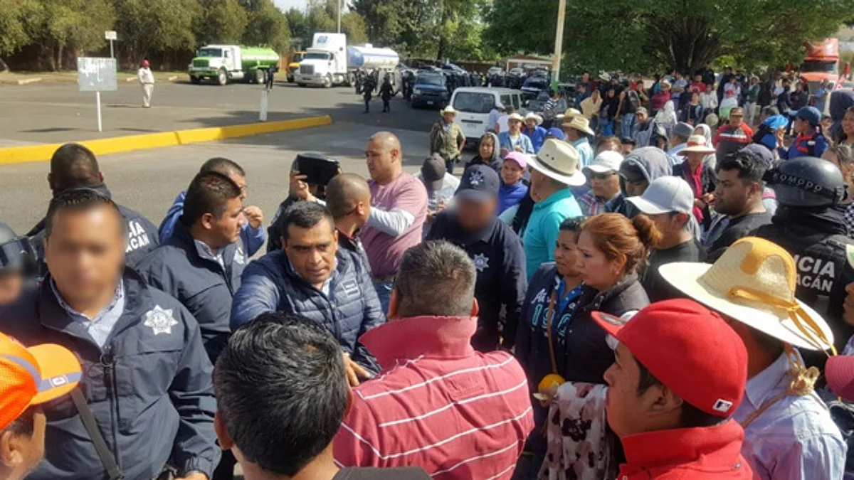 Liberan instalaciones de Pemex en Uruapan; estaban tomadas por comuneros de Cherán