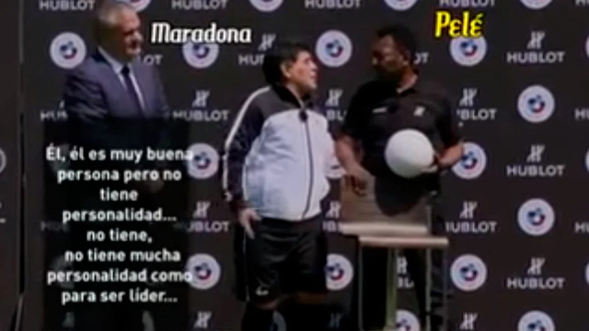 Video: “No tiene mucha personalidad como para ser líder” captan a Maradona criticando a Messi