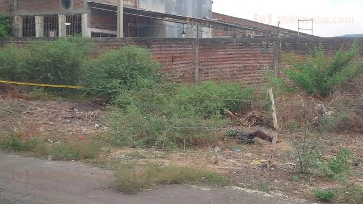 Investigan la muerte de un hombre hallado en un predio en Apatzingán