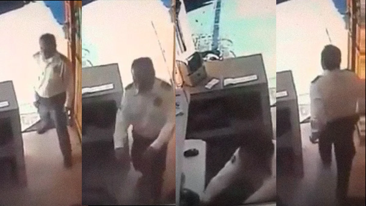 Video: “Con las manos en el celular”, elemento de seguridad lo roba y es grabado