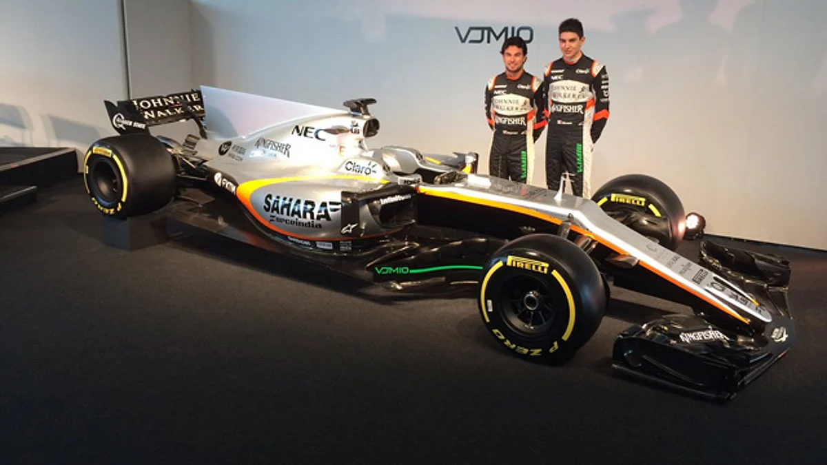Sergio Pérez y Force India presentan el nuevo VJM10