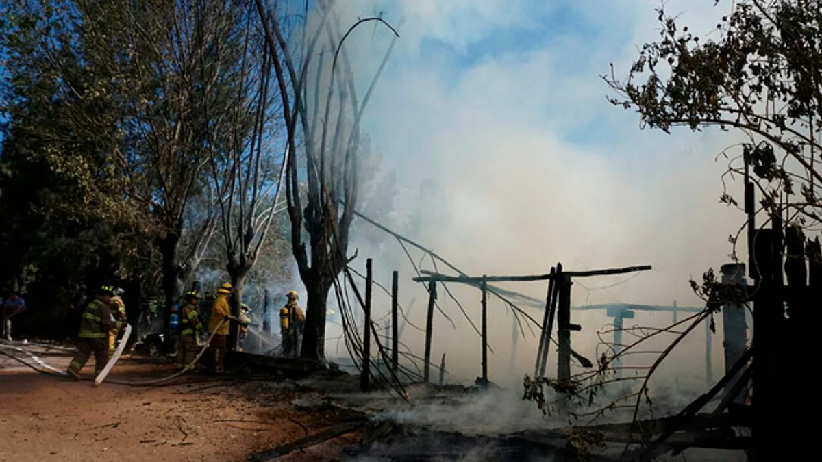 Arden viviendas en la colonia Viveros de Morelia