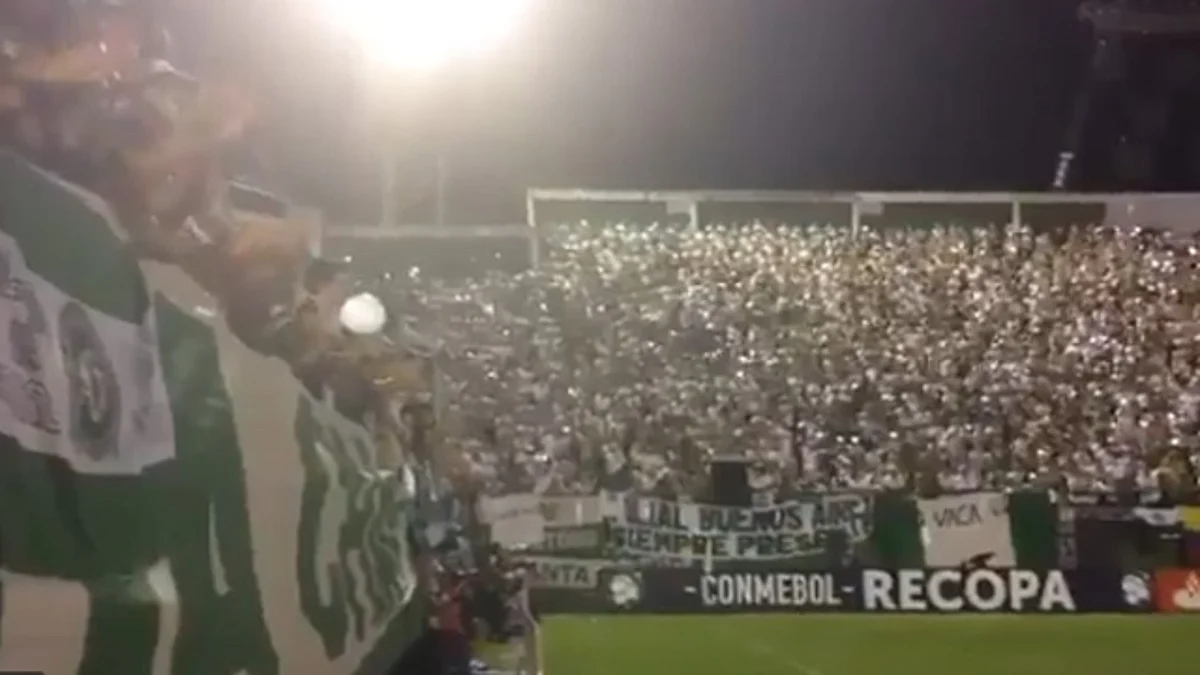 Chapecoense pegó primero en la final de ida de la Recopa Sudamericana