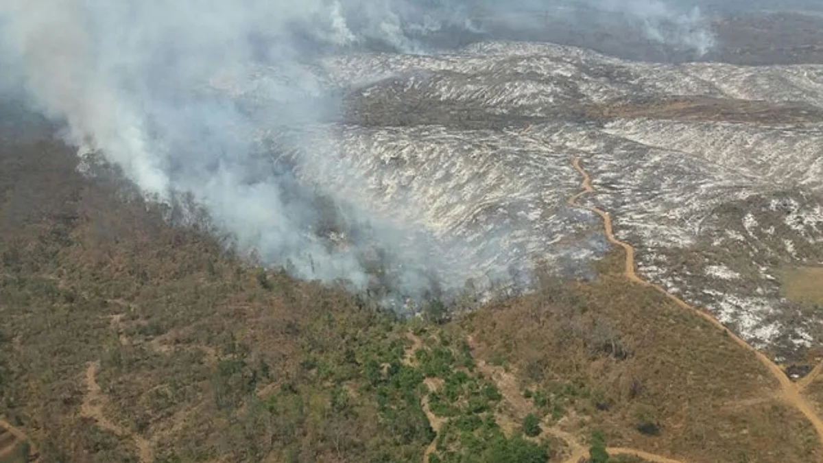 Arriba a Michoacán helicóptero especial para combatir incendios forestales