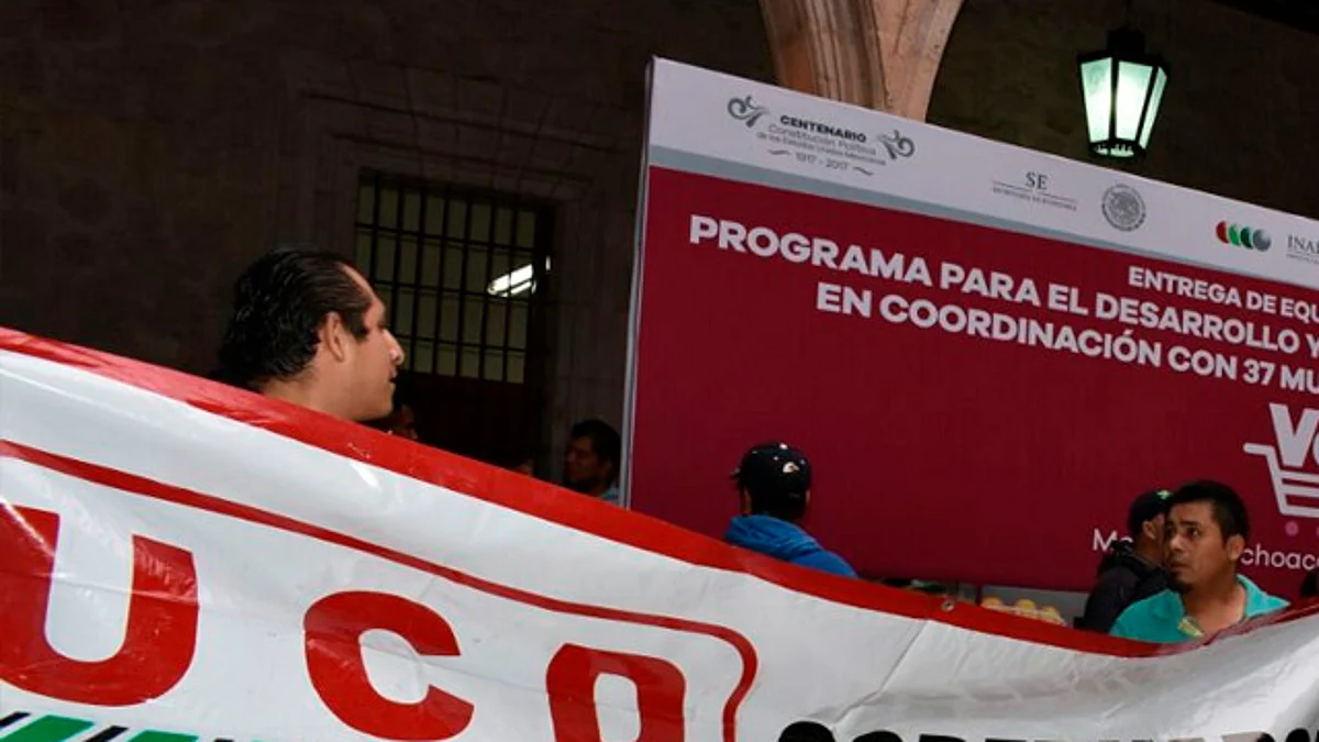 Cancelan evento de entrega de apoyos por manifestación en Palacio de Morelia