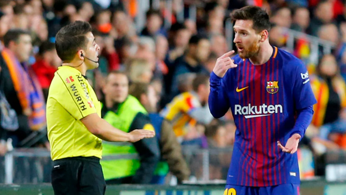 El partido terminó en empate 1-1 en el estadio Mestalla de Valencia (Foto: @TodaPasion)