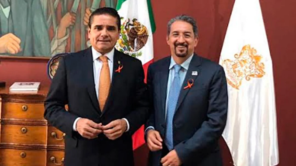 Se reúne Medardo Serna con Silvano Aureoles para gestionar recursos