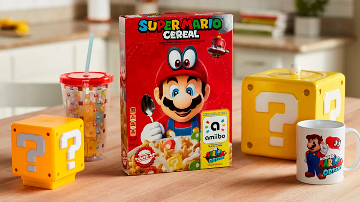 Nintendo confirma venta de cereal de Super Mario