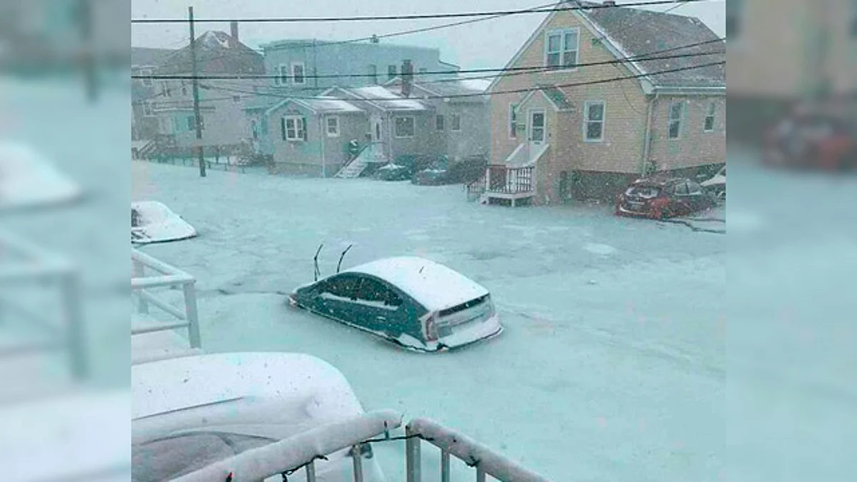 Calles de Boston se congelan