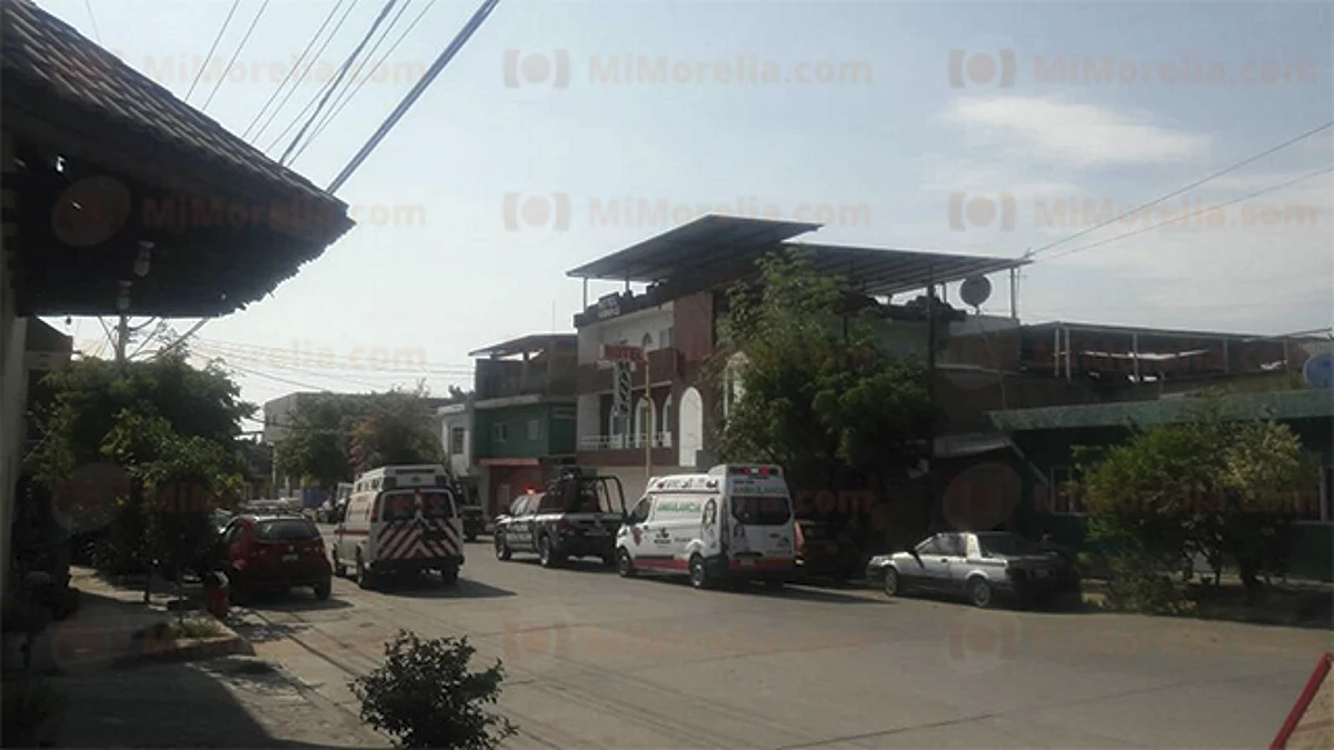 Se registra homicidio en hotel de Apatzingán