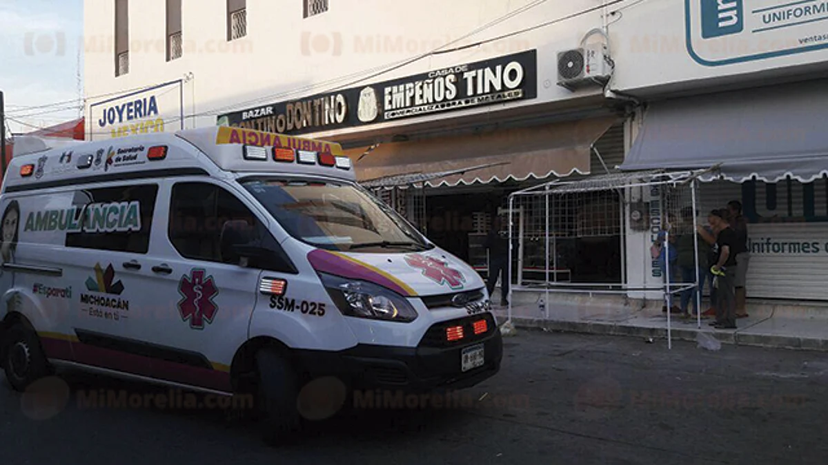 Es ultimado a balazos dentro de una casa de empeño en Apatzingán