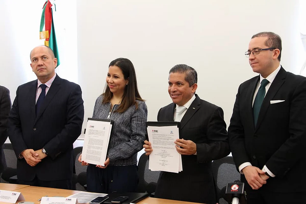 Signan Coparmex e INE convenio para establecer actividades de participación ciudadana por elecciones