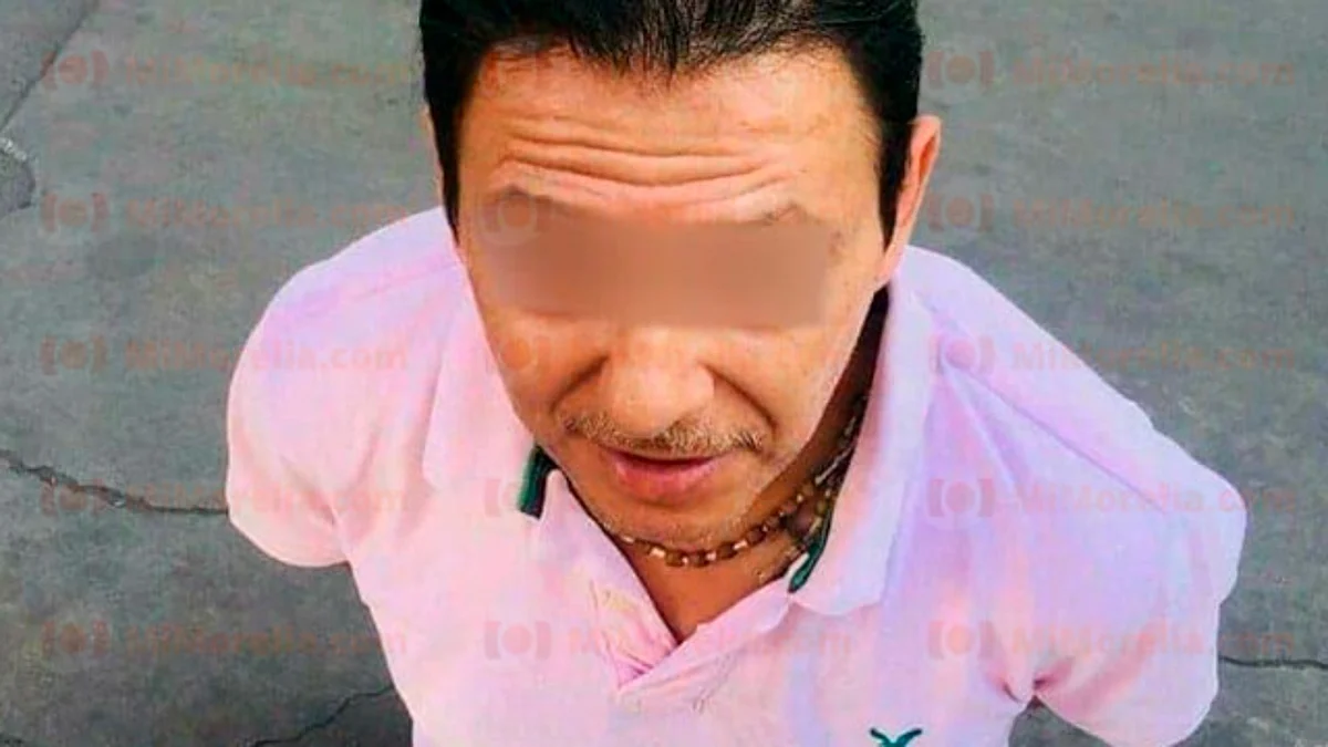 Arrestan a presunto ladrón de baterías de coches, en Morelia