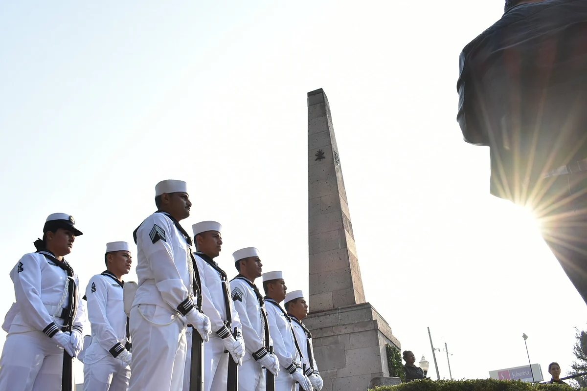 Conmemoraron autoridades la Gesta Heroica de la Defensa de Veracruz