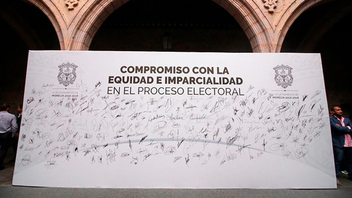 Signan convenio para garantizar imparcialidad en el proceso electoral
