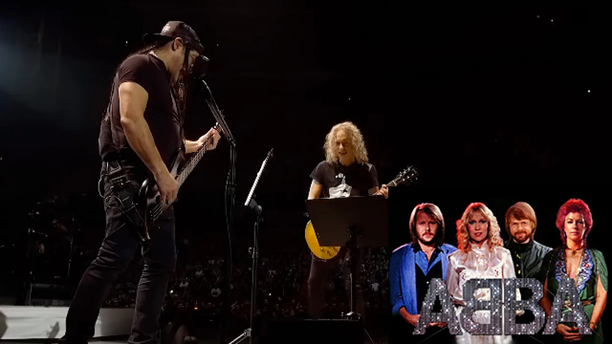Escucha a Metallica cantar Dancing Queen de ABBA