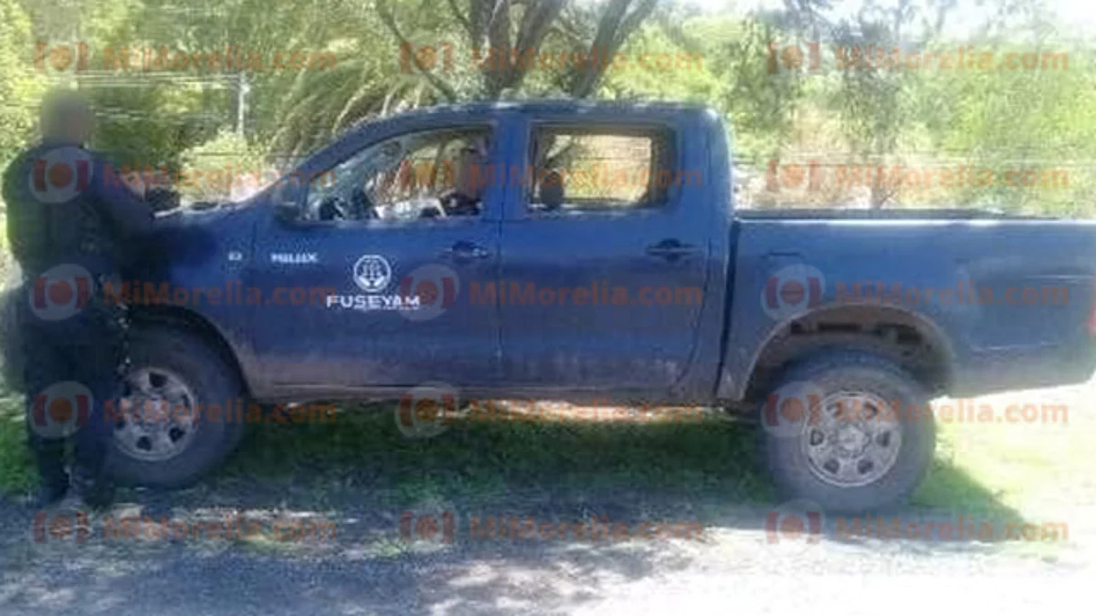 Aseguran pistola y detienen a cuatro jóvenes tras persecución en Huandacareo