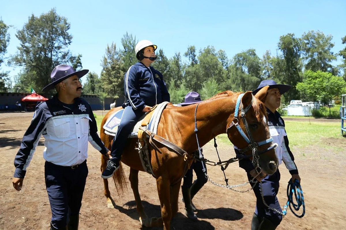 Con más de mil sesiones, Centro de Equinoterapia ayuda a niños a mejorar capacidad motriz