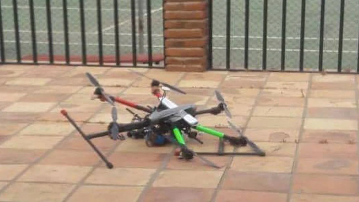 Drone con granadas cae en inmueble de director de SSP en Baja California