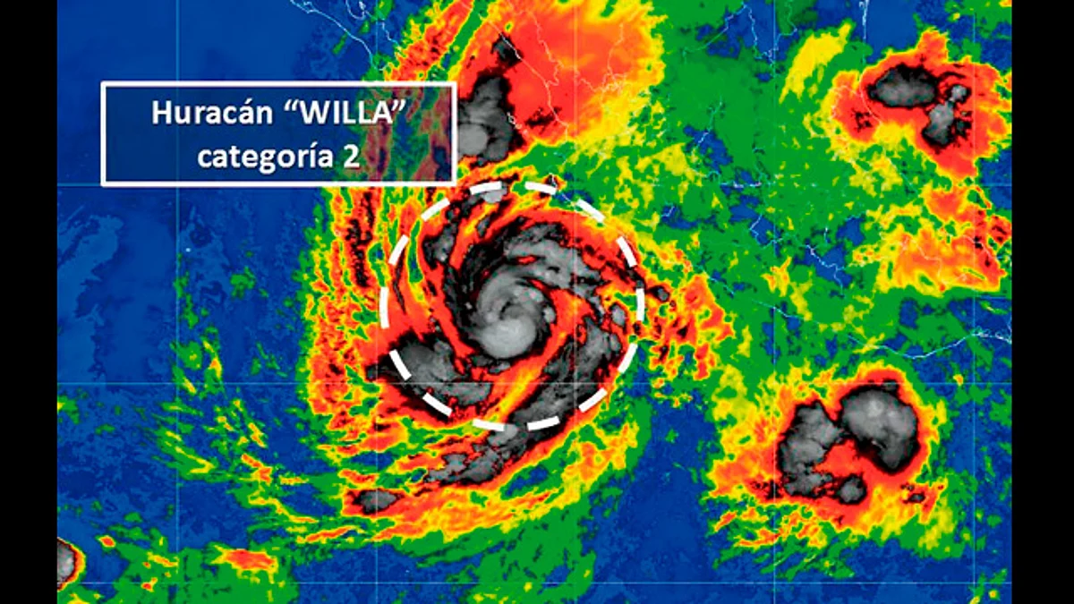 “Willa” evoluciona a huracán categoría 2