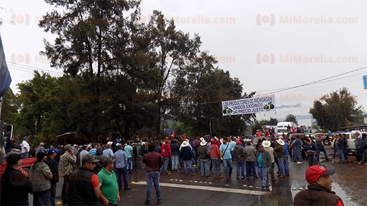 Se agudiza conflicto entre aguacateros y empacadores; retienen convoy en Los Reyes