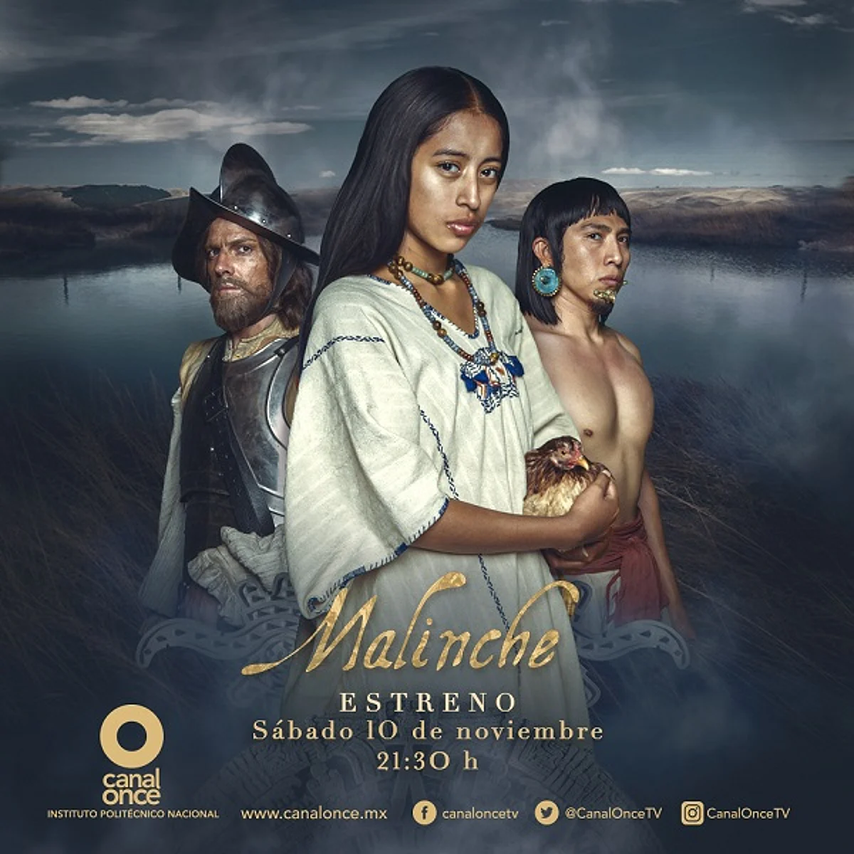 Malinche la nueva serie de ficción histórica de Canal Once