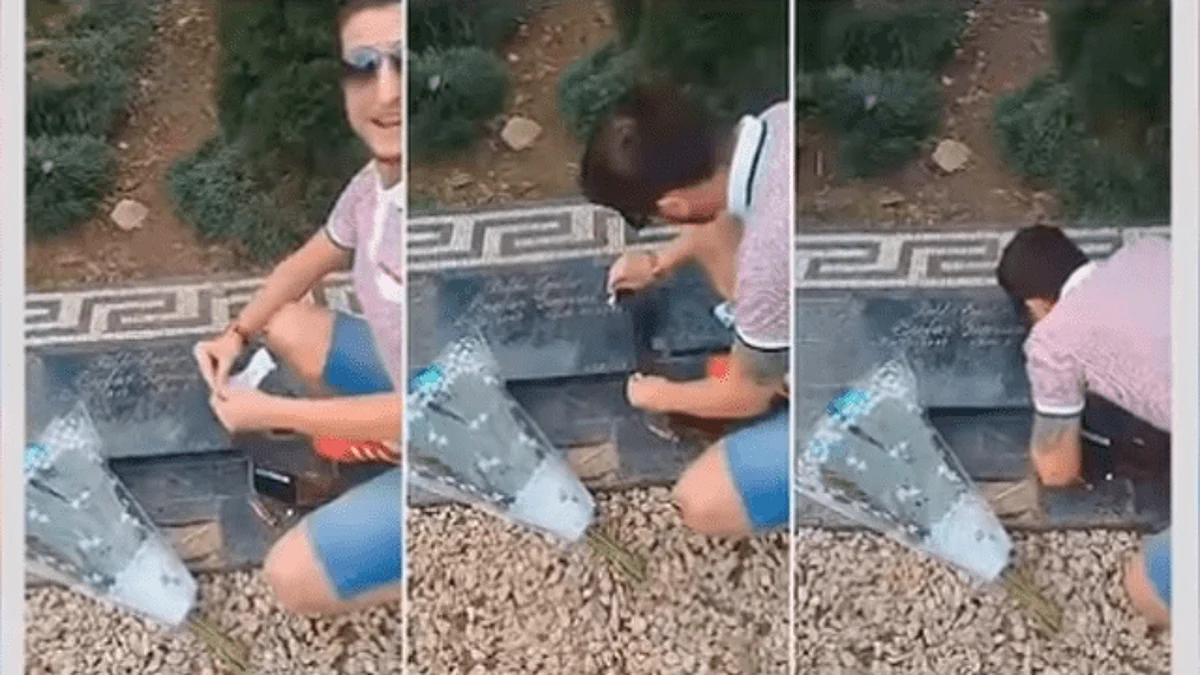 Hombre se graba inhalando cocaína en tumba de Pablo Escobar