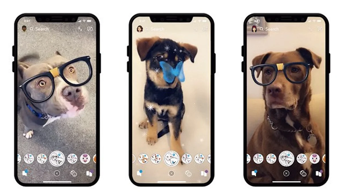 Tu perro y tú podrán sacarse selfies divertidas con filtros de Snapchat