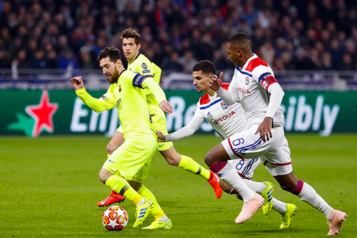 Barça no pudo ante el Lyon en la Champions League