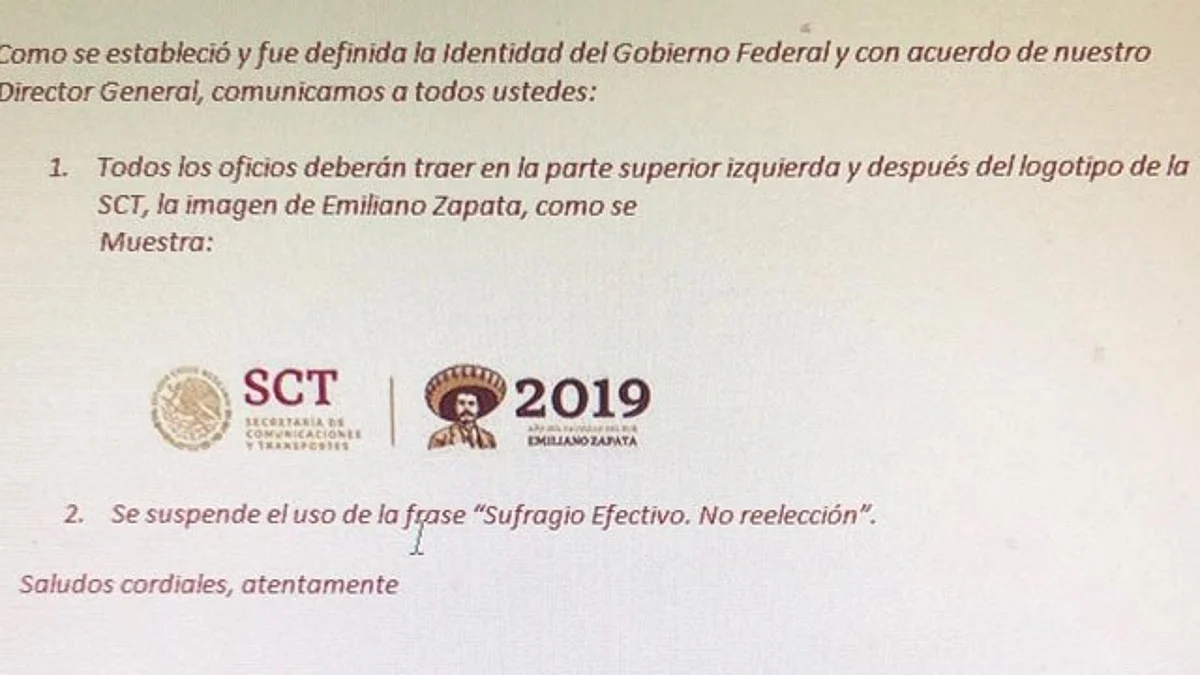 Filtran supuesta eliminación de frase “sufragio efectivo, no reelección”