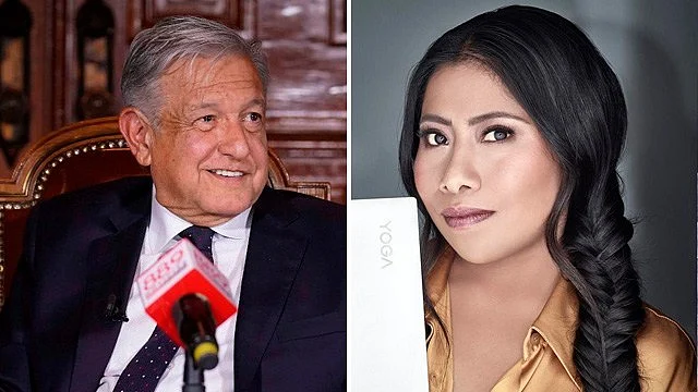 (Foto: @lopezobrador_/@YalitzaAparicio)